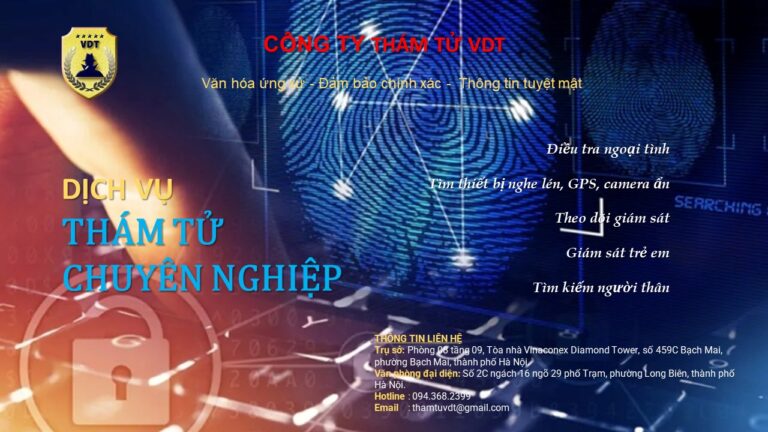 Dịch vụ thám tử xác minh nhân thân tại Hà Nội
