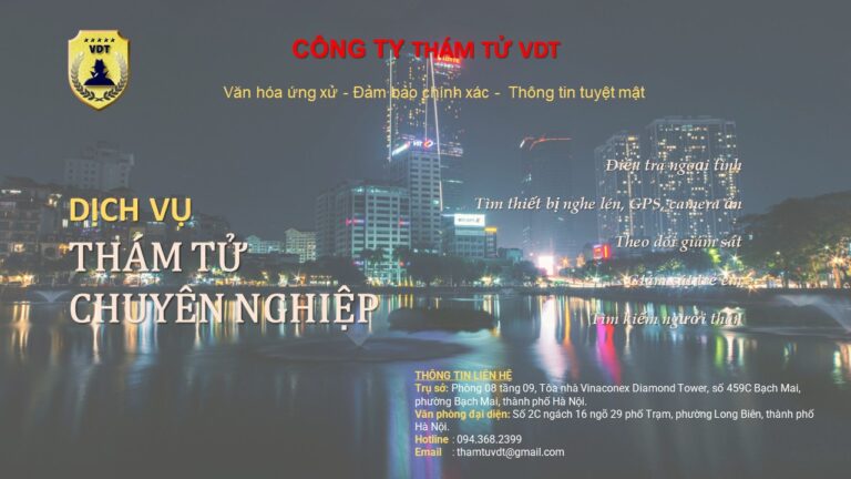 Thuê thám tử uy tín theo dõi ở Hà Nội