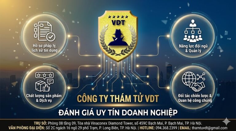 Đánh giá uy tín của doanh nghiệp thông qua dịch vụ thám tử