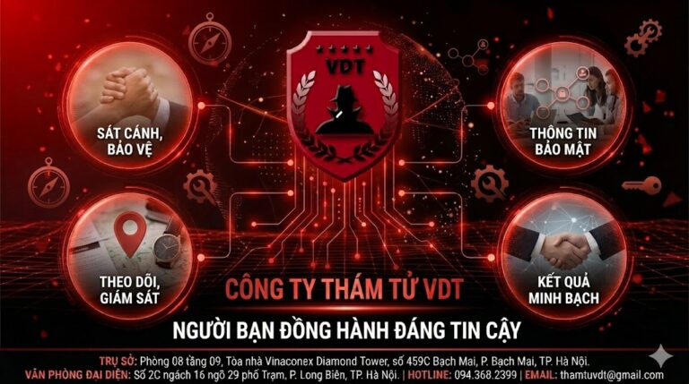 Công ty thám tử VDT tự hào là người bạn đồng hành đáng tin cậy của các doanh nghiệp