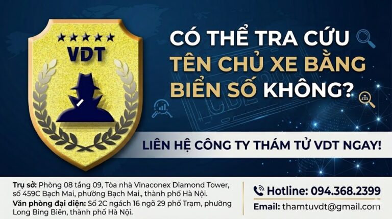 Có thể tra cứu tên chủ xe bằng biển số không?