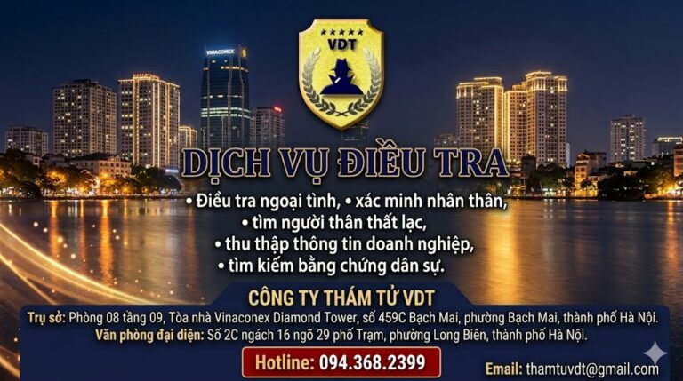 Sử dụng dịch vụ thám tử từ công ty thám tử VDT mang lại nhiều lợi ích thiết thực