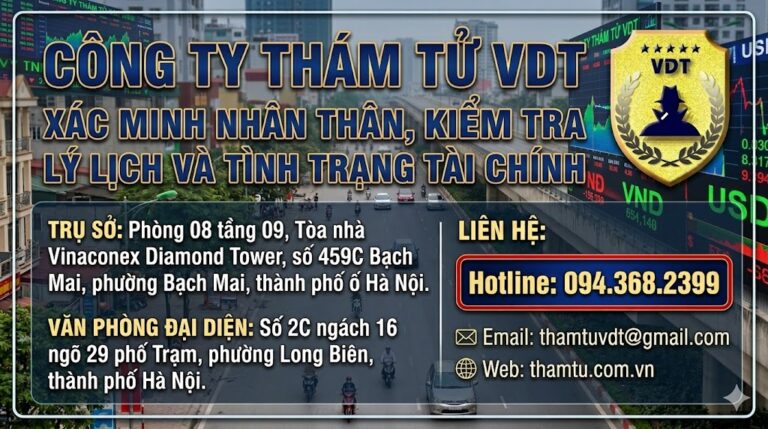 Xác minh nhân thân kiểm tra lý lịch và tình trạng tài chính