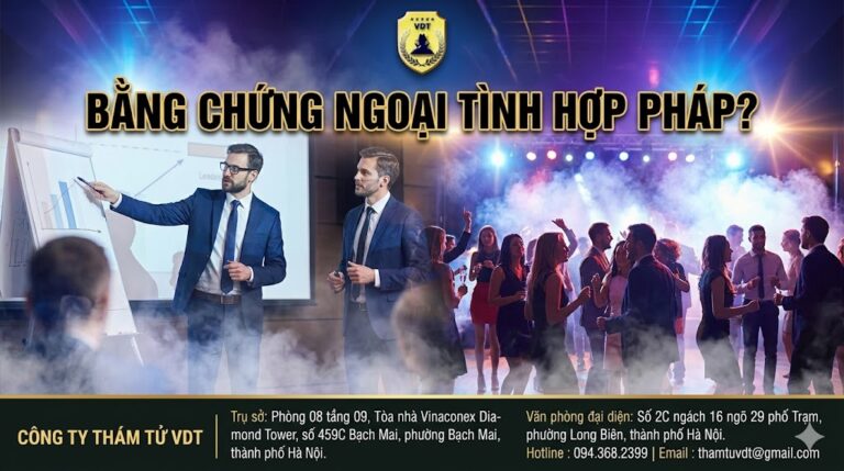 Bằng chứng ngoại tình hợp pháp?