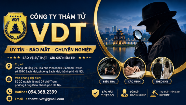 Tìm kiếm công ty thám tử uy tín tại Hà Nội