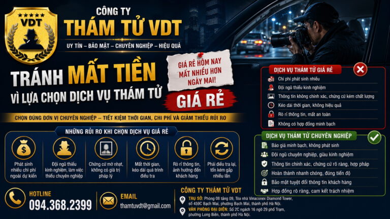 Hạn chế chia sẻ việc thuê thám tử với nhiều người