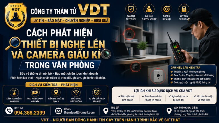 Phát hiện quay lén, nghe lén dễ dàng nhờ thiết bị của thám tử