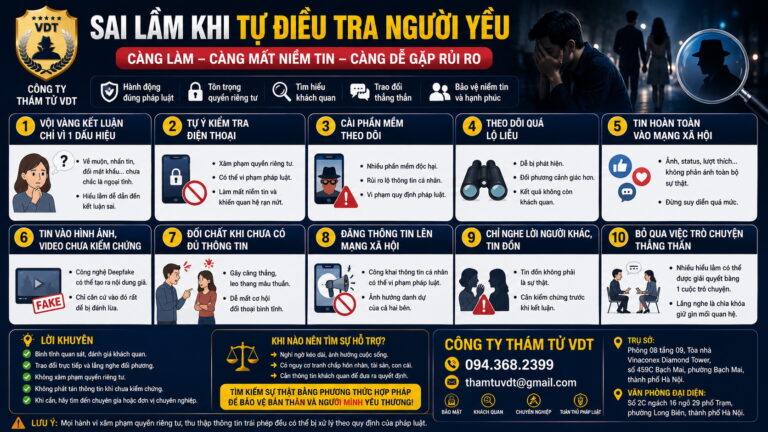 Sai lầm khi tự điều tra người yêu - Những việc càng làm càng dễ mất cả niềm tin và quyền lợi