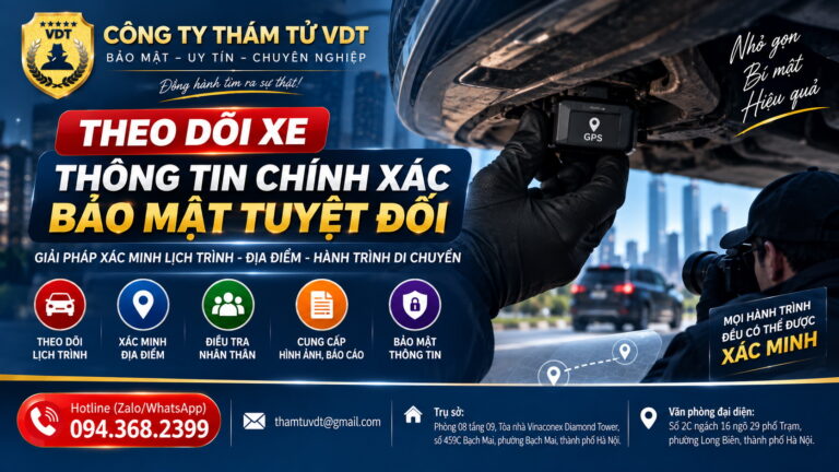 Thám tử có được lắp thiết bị theo dõi lên xe của người khác không?