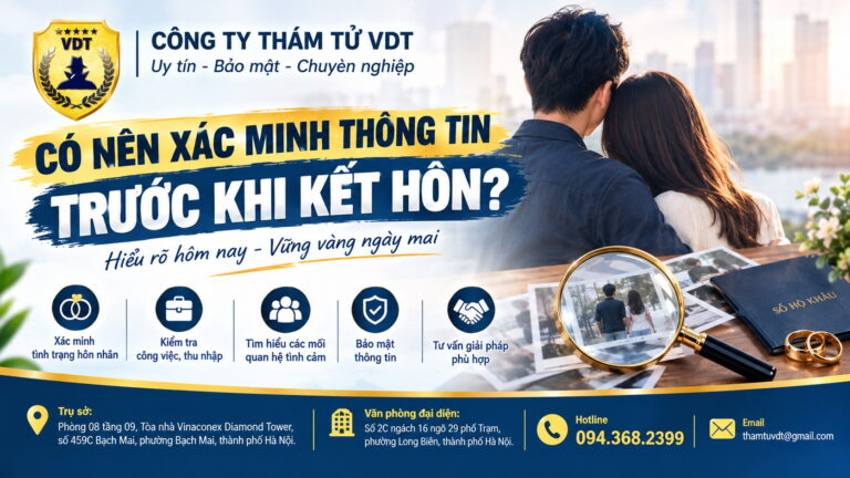 Có nên xác minh thông tin trước khi kết hôn?