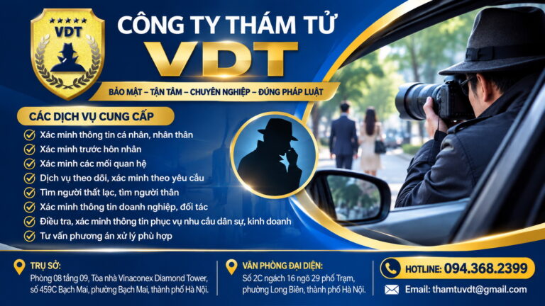 Đối với dịch vụ thám tử, tính bảo mật đặc biệt quan trọng