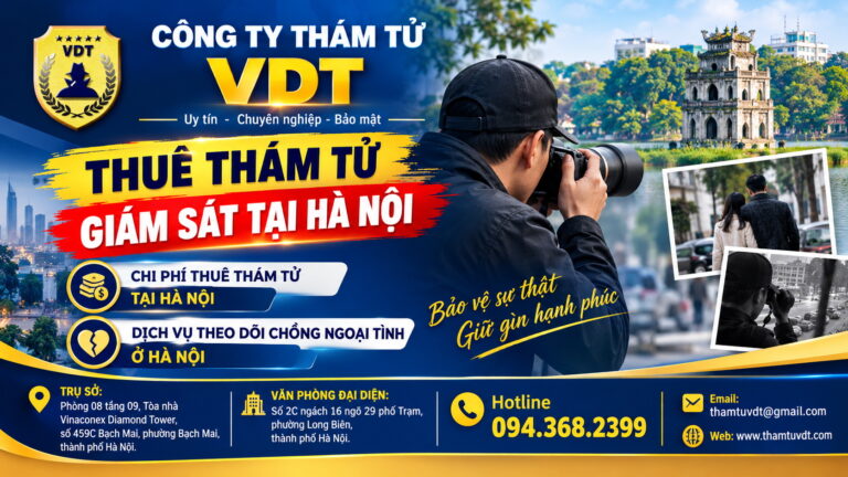 Thuê thám tử giám sát tại Hà Nội