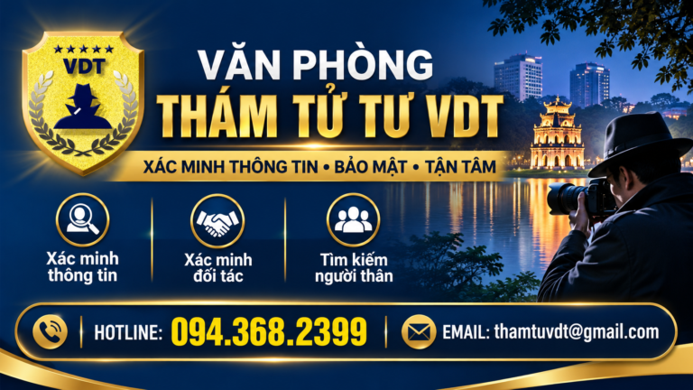 Văn phòng thám tử tư tại Hà Nội – Lựa chọn đúng để an tâm hơn